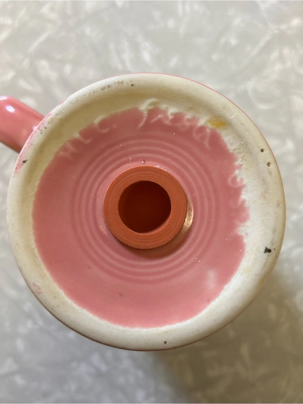 Fiestaware Peony Ceramic salt & Pepper Shakers Set of 2